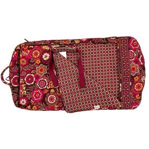 NEW Vera Bradley Garment Bag Floral Carnaby Pink Retired Pattern Retro NWOT